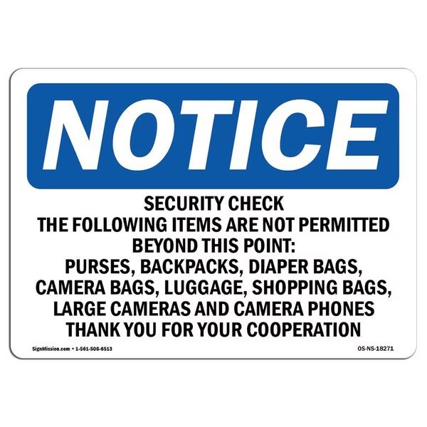 OSHA Sign, 18